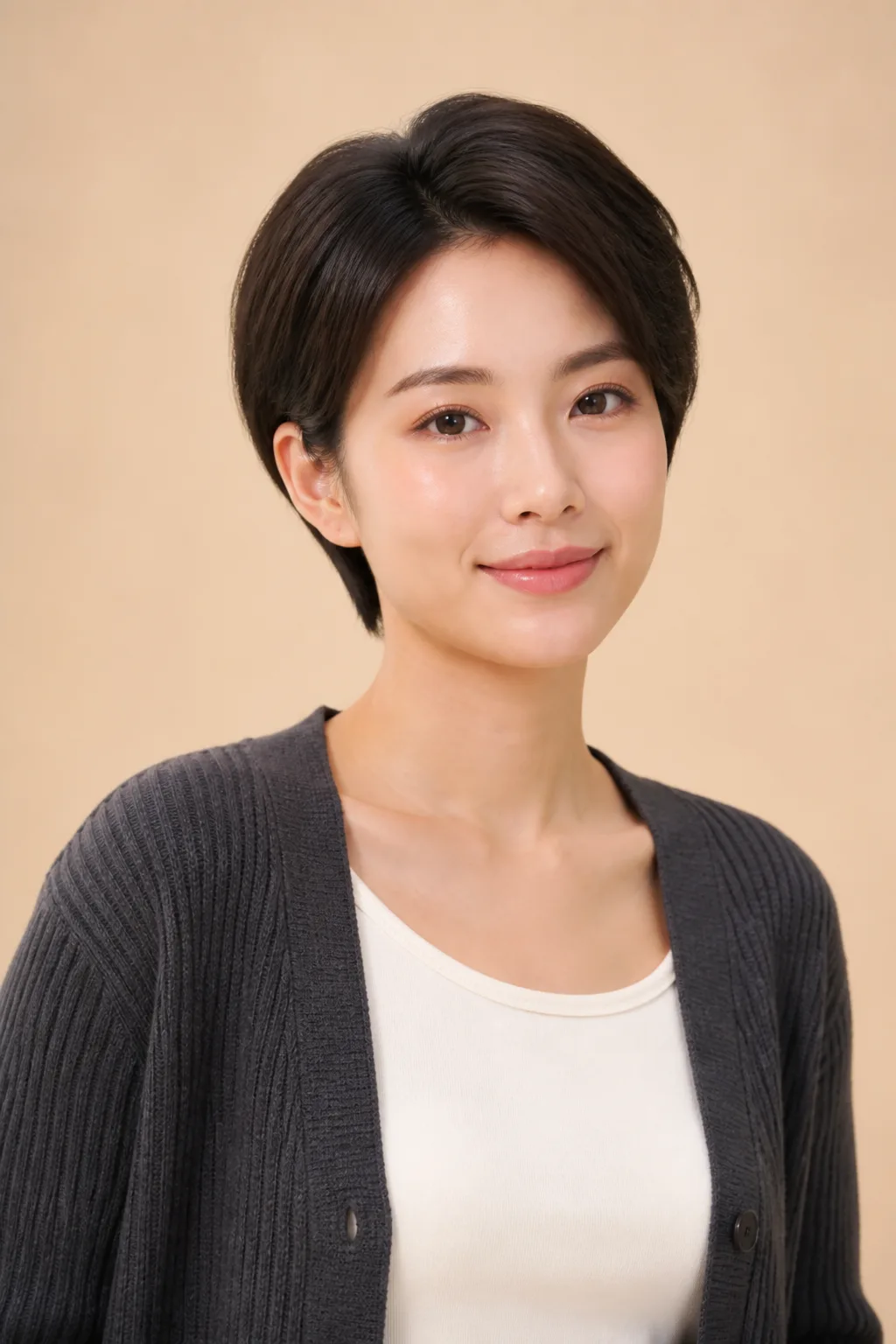 short boyish cut full wig