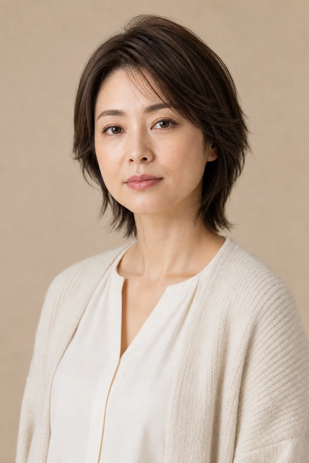 above-shoulder leaf cut full wig