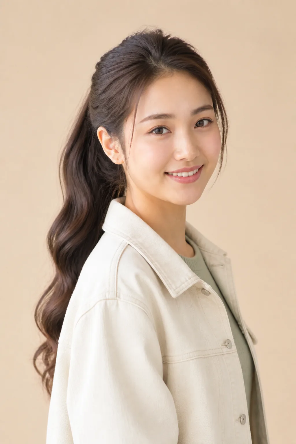 rolling ponytail
