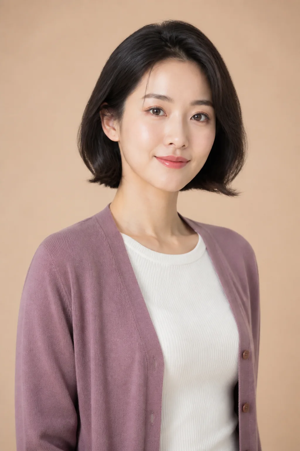 above-shoulder J-curl full wig