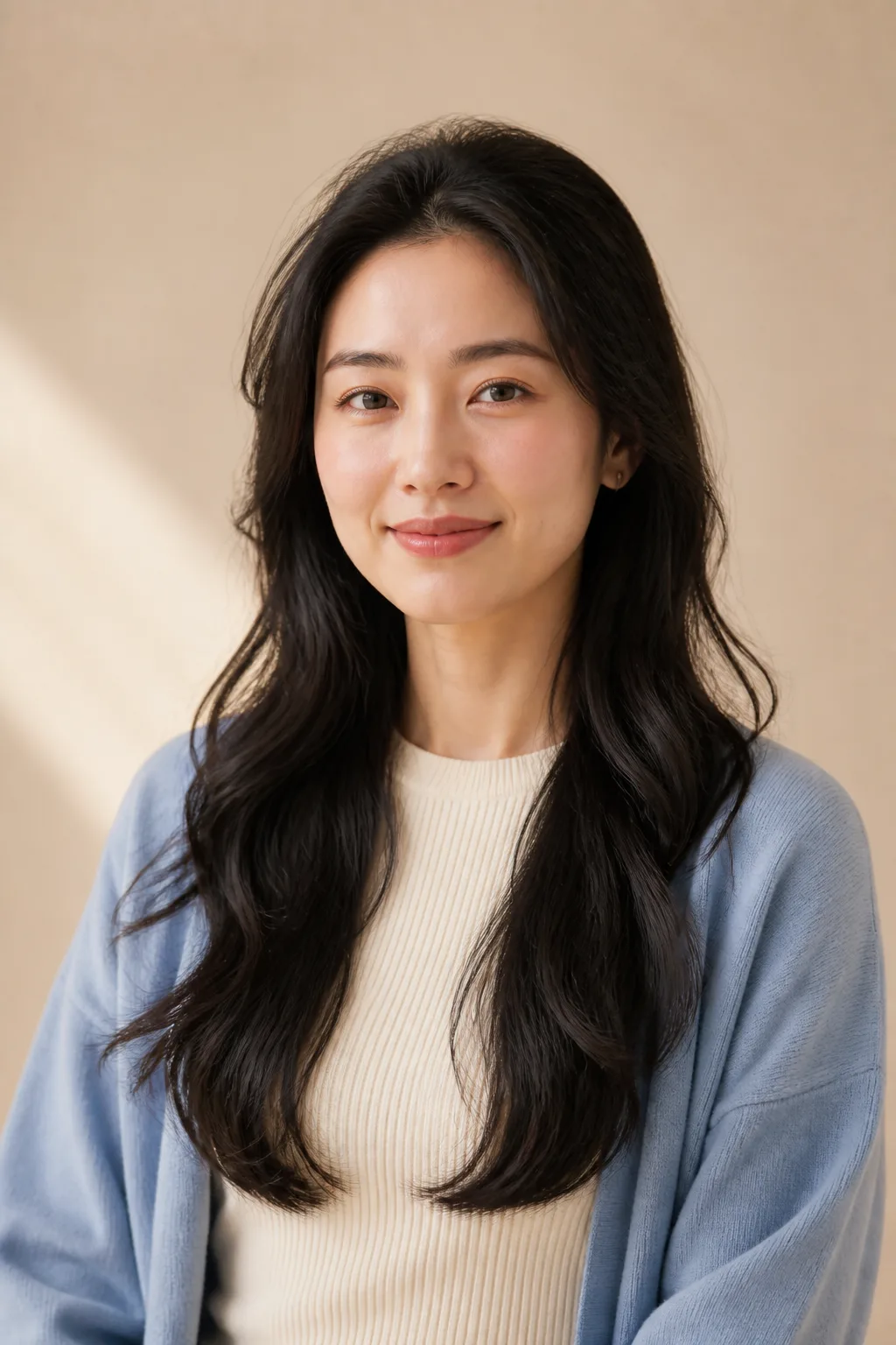 above-shoulder open top layered half wig