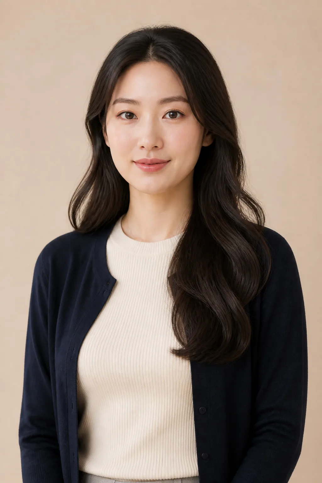 above-shoulder side bangs glam wave partial weaving
